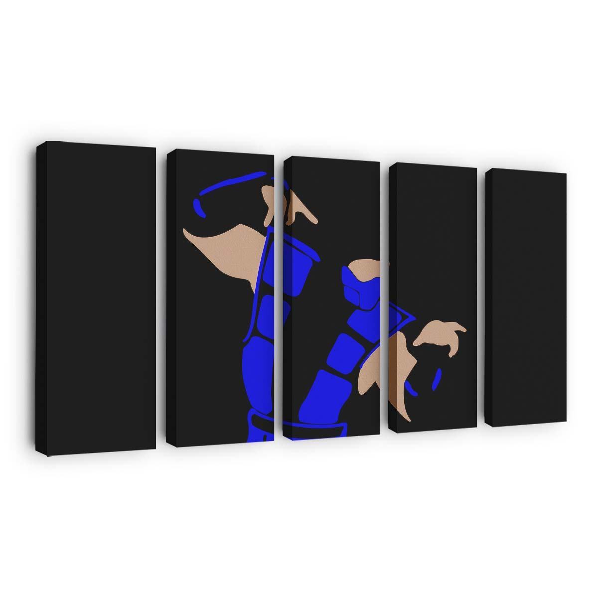 mortal kombat sub zero blue minimal 4k rh